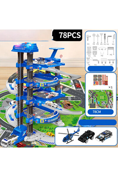 OEM Set Parcare Masini Etajata pentru copii
