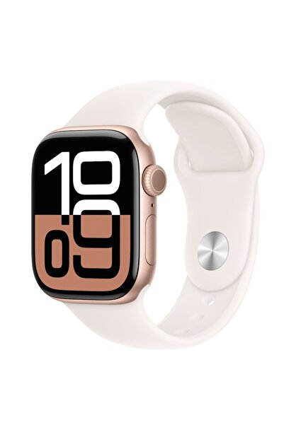Apple Curea de ceas 42 mm, curea sport, roz deschis - S/M