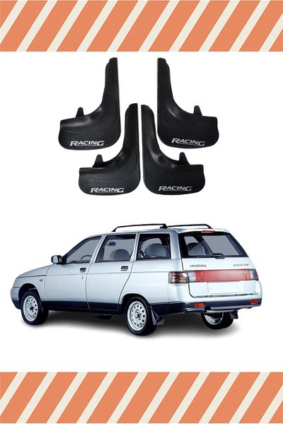 FİXFLEX Lada Ve_Ga Stw All Cases Racing Written 4-Piece Dust Cover Mudguard Mudguard