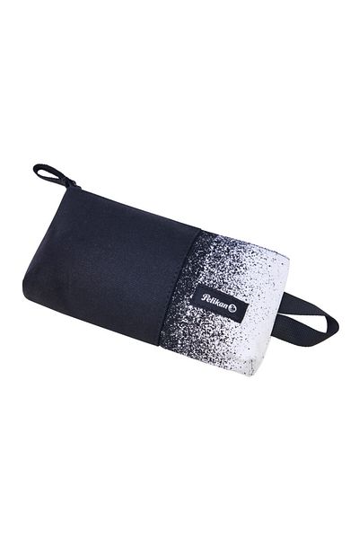 Herlitz Wow Flat Pencil Case, 16x3.5x21.5 cm, Polyester, Spotted Design