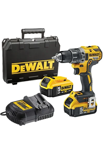 Dewalt Compact Cordless Drill Driver DCD791P2, 18V, 2000 RPM, 13mm Chuck, 2 Batteries