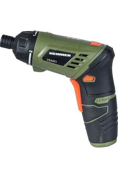 Heinner Șurubelniță cu baterie Li-Ion VSA001, 3.6V, 1.3 Ah, 210 RPM + accesorii