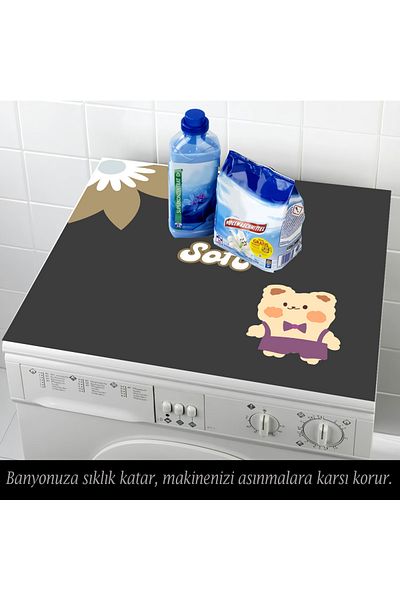 Getcarpet Mașină de spălat uscător Capac Pad de protecție Covoraș rezistent la lichide Anti-alunecare Lavabil