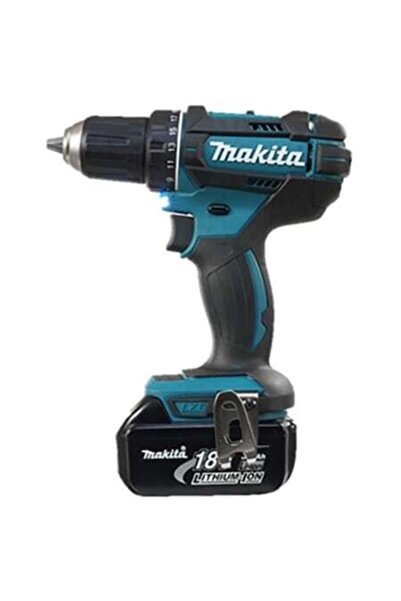 Makita DHP482RFE Mașină de găurit și înșurubat cu percuție fără fir, 18 V, 3 ...