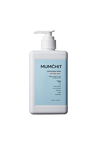 Mumchit غسول للجسم منخفض الحموضة بالصابون الأزرق الناعم 400 مل