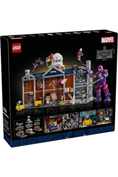 LEGO Marvel X-Men: Institutul lui Xavier, 10 figurine, 3093 piese, multicolore