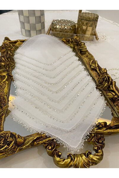 ABAYS İğne oyalı su yolu kokteyl peçete