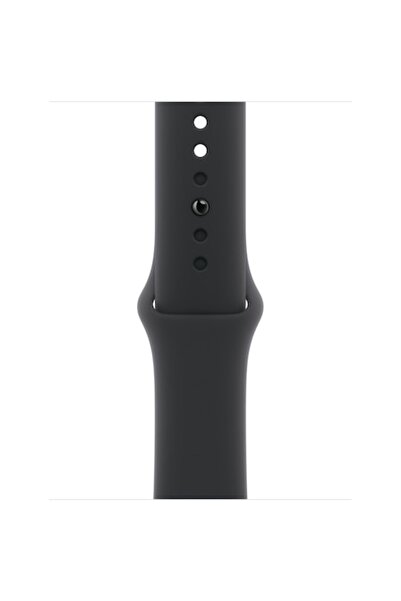 Apple Curea de ceas 42mm, curea sport, neagră - S/M