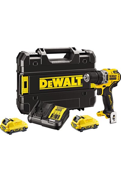 Dewalt Compact Screwdriver Machine with Batteries DCD701D2, 12V, 1500 RPM