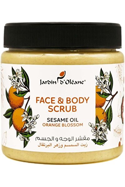Jardin Oleane مقشر الوجه والجسم من جاردين دي أوليان بزيت السمسم وزهر البرتقال...