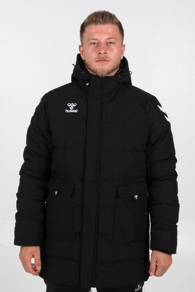 hummel Line Anorak Coat Black