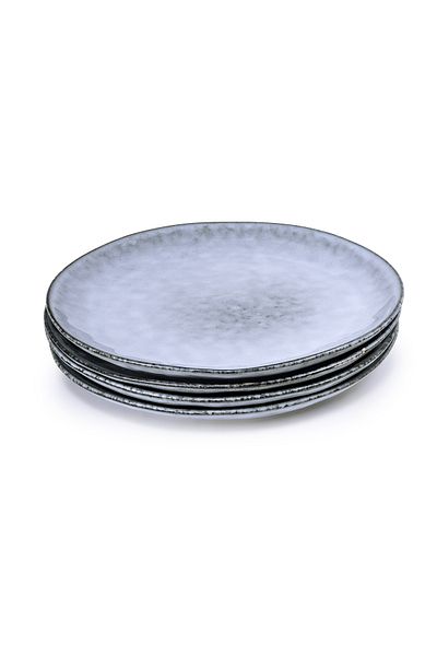 Cuisine Art Alura Stoneware Dinner Plate - 28cm, Blue (Set of 4)