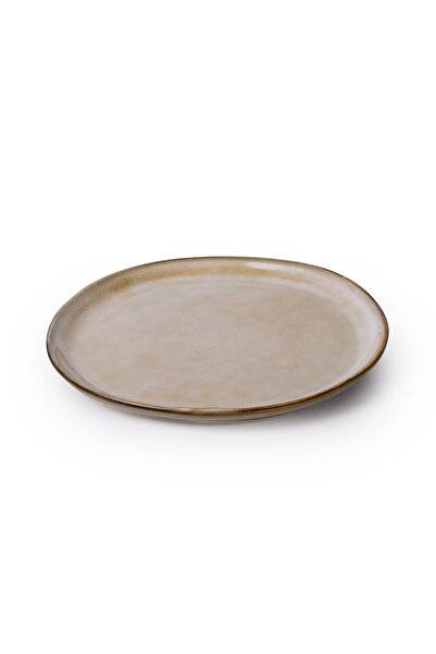 Cuisine Art Tia Stoneware Side Plate - 20cm, Brown (Set of 1)