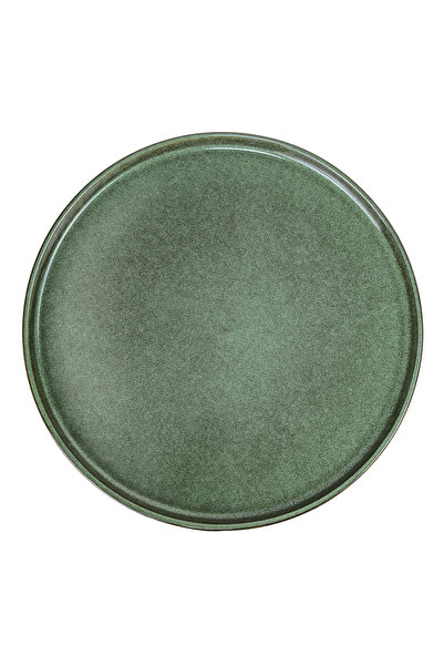 Cuisine Art Lara Stoneware Dinner Plate - 27cm, Light Green (Set of 6)