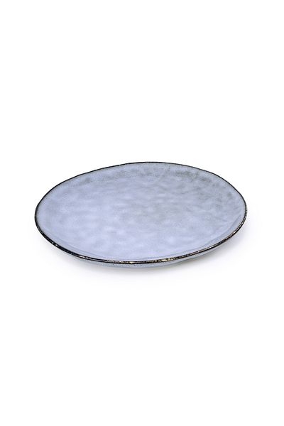 Cuisine Art Alura Stoneware Side Plate - 20cm, Blue (Set of 1)