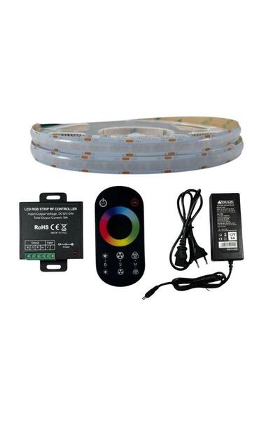 DORA LED DOKUNMATİK KONTROLLÜ COB RGB ŞERİT LED SET 768/1M LEDLİ 5METRE