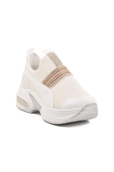 WALKWAY 702307 Z White Women's Stone Casual Shoes