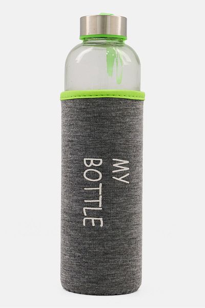 Cuisine Art Glass Drink Bottle 600ml, Transparent