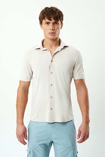 Exuma Men's Light Pink Pique Shirt