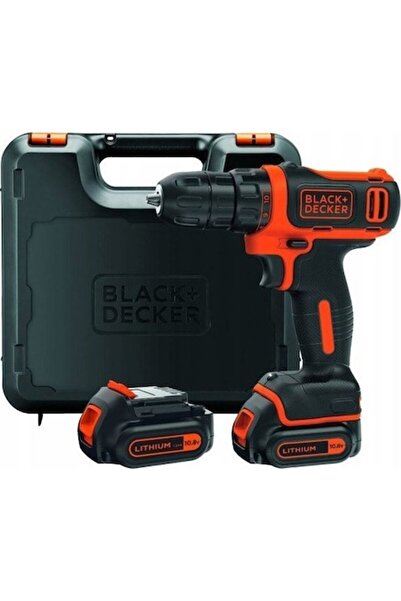 Black&Decker Mașină de găurit model BDCDD12KB, Black & Decker, 10.8V, 2 bater...