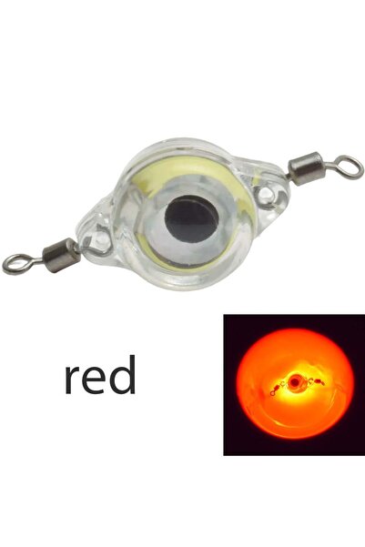 Choice1 Red 1 piece of LED small fish eye mini fish lure light underwater fla...