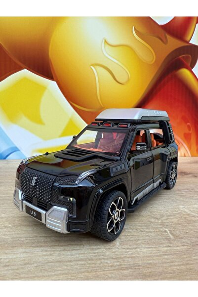 scntoys BYD Yangwang U8 Diecast Model Araba Sesli Işıklı Açılan Kapılar Korna Sesli BYD Diecast Model Araba