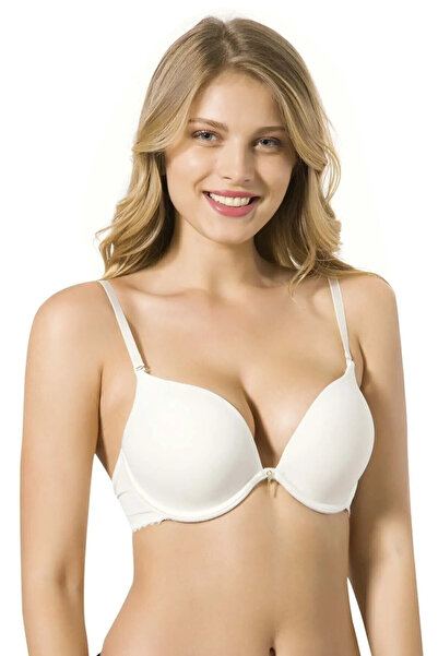 MİSS AYZA İÇTEN GELEN ŞIKLIK MissAyza Pachet de 3 7034 Musette susținută 2 mărimi mai mari Sutien magic cu ventilator cadou