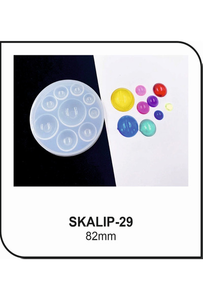 GLANCE Desenli Standı Epoksi Silikon Kalıp 29