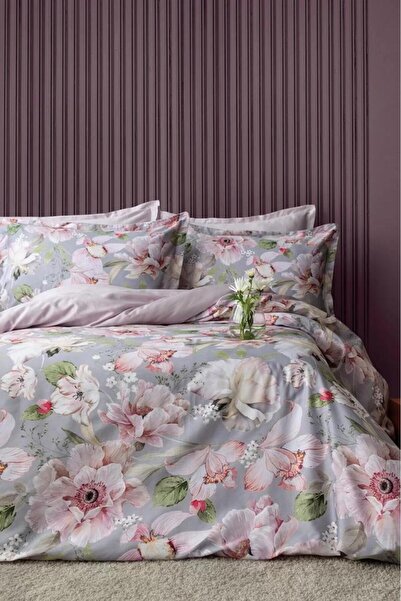 İssimo Home VANIE TEN-CEL DİJİTAL SATEN ÇİFT KİŞİLİK NEVRESİM TAKIMI