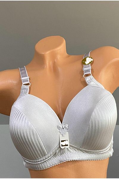 Pardon Balen Tul Detail Fixed Strap Bra 806