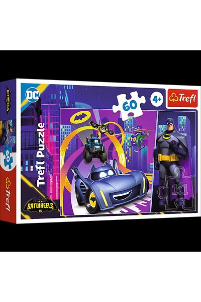 Mercaton TREFL PUZZLE 60 BATMAN AND HIS VEHICLES