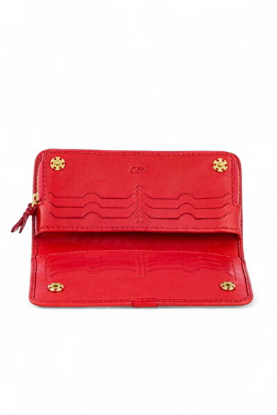 GÖN Hand Made Red Women's Wallet Arta