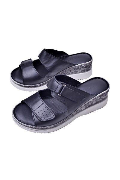 İskarpin Γυναικείες δερμάτινες παντόφλες Femi 461