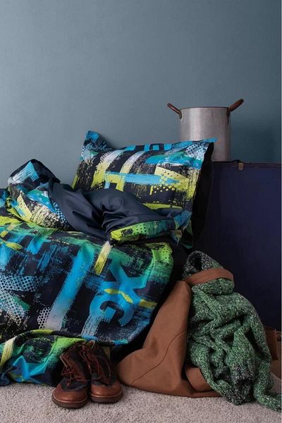 İssimo Home AQUA 210TC ΨΗΦΙΑΚΗ ΕΚΤΥΠΩΣΗ ΒΑΜΒΑΚΙ ΣΑΤΕΝ ΣΕΤ ΠΑΠΛΩΜΑΤΟΣ ΜΟΝΟ