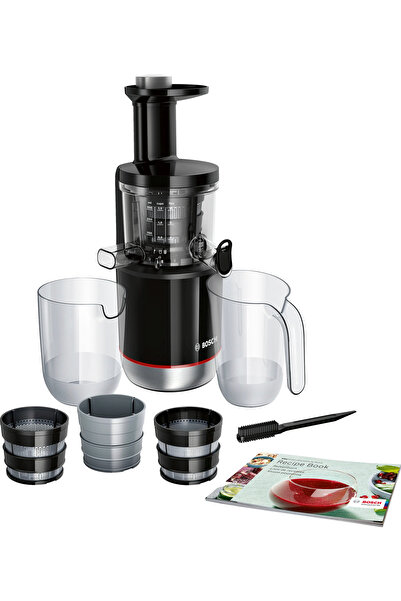 Bosch VitaExtract 150 W Black, Brushed stainless steel MESM731M