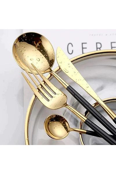 Blasko Set 24 de tacamuri aurii Royal Gold