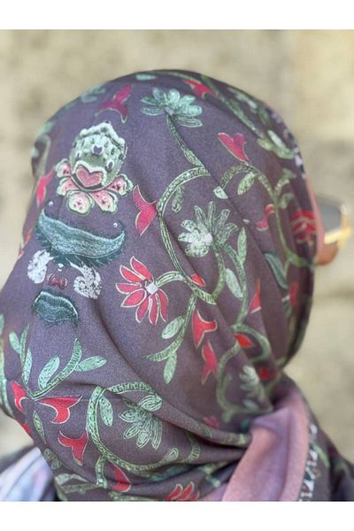ALDAİR Viscose Pajmera 110 Grams with a Pattern Keşmir2