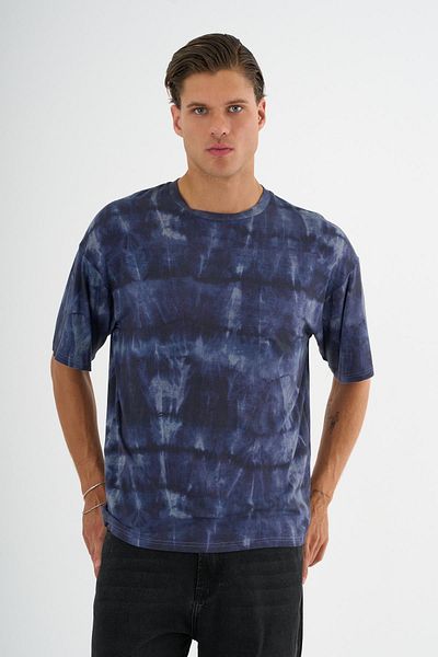 ALEXANDERGARDI Tricou cu imprimeu Tie Dye pentru bărbați
