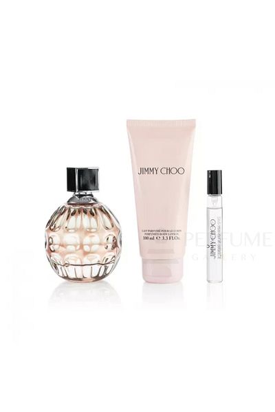 Jimmy Choo Eau de Parfum, Women's Gift Set - Eau de Parfum 100ml + 7.5ml + Perfumed Body Lotion 100ml