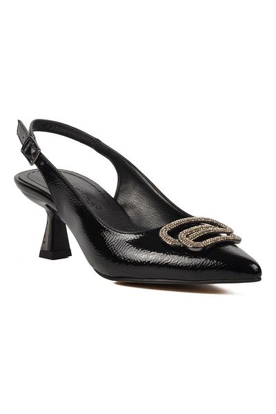 PUNTO 357075 Black Women's Evening Dress Shoes