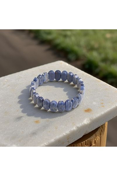 Perlavita I Am Enough: Enough for Myself with Divine Guidance - Angel Stone (Anjelit) Bracelet
