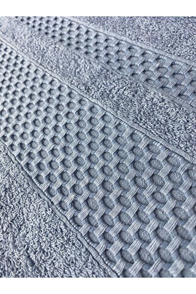 Bonny Home Waffle 3-Piece Hand and Face Towel Set – 50X90 cm 100% Cotton, Soft Textured, Knitted Pattern.