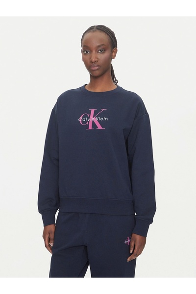 Calvin Klein Essentials Kadın Mavi Sweatshirts LV047B234G-CEF