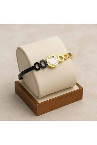 G Sport POLO Paslanmaz Çelik Çift Renkli Romen Rakam Detaylı Kelepçe