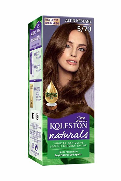 wella koleston NATURALS MAXİ SAÇ BOYASI & 5/73 YENİ