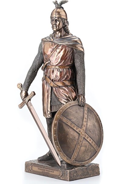 maketistan Veronese Sir William Wallace, Bronz El Boyaması, Dekoratif Heykel 13,5x11,5x29 cm