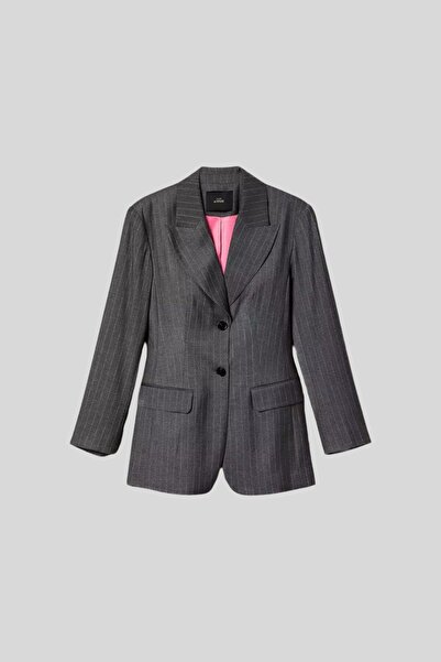 TWINSET Kadın Ceket Gri