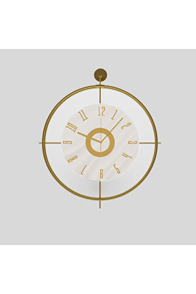 MetaQuartz Aksesuar Kadranlı Rakamlı Gold Laclock Dekoratif Metal (mobilya) D...