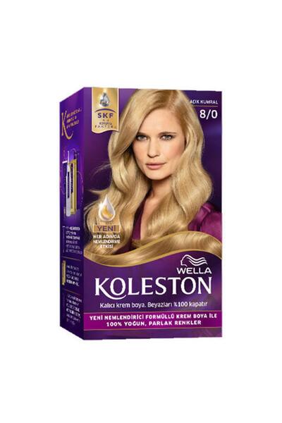 wella koleston SUPRİME KİT SAÇ BOYASI & NO: 8/0 AÇIK KUMRAL