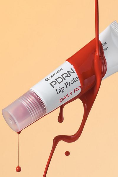 Leaders Uv Lip Protector, Moisturizing and Nourishing Lip Gloss Daily Rose with 5% Pdrn Spf25 Pa++ 10ml